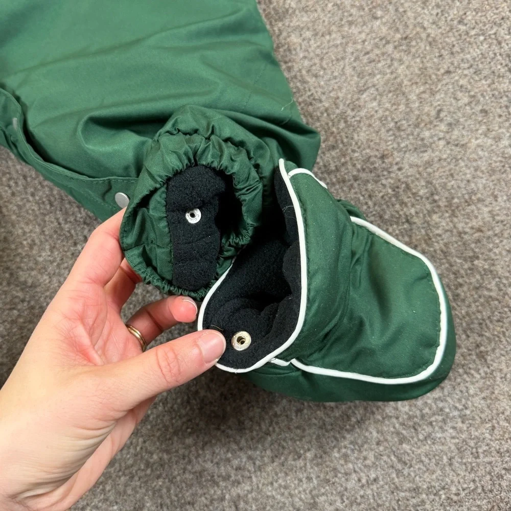 NFL Reebok NY Jets Hooded Puffer Fleece Lined Snow Suit Toddler Kids 24 Months